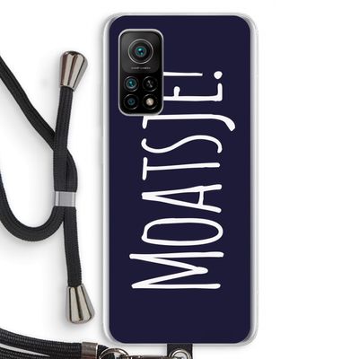 Moatsje!: Xiaomi Mi 10T 5G Transparant Hoesje met koord