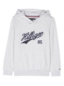 Tommy Hilfiger Junior hoodie à logo appliqué - Gris