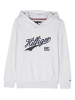 Tommy Hilfiger Junior hoodie à logo appliqué - Gris - thumbnail