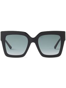 Jimmy Choo Eyewear lunettes de soleil Edna à monture carrée - Noir