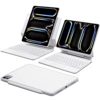 iPad Pro 11” (2024) Rebound Magnetic Keyboard Case 360 - UK Layout-White - thumbnail