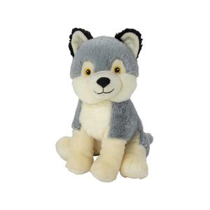 Nature Planet Pluche wolf - 25 cm - knuffel bosdieren - speelgoed