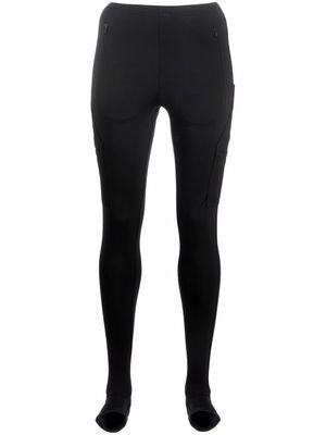 WARDROBE.NYC legging à design multi-poches - Noir