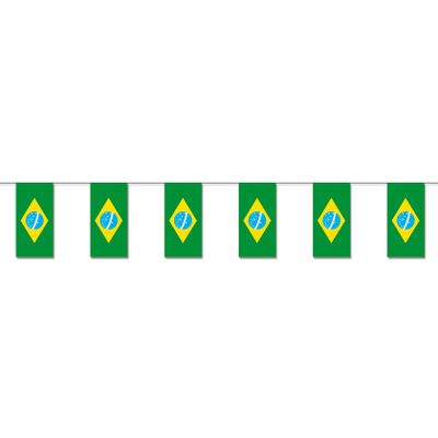 Braziliaanse feestvlaggetjes 4 meter