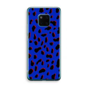Blue Leopard: Huawei Mate 20 Pro Transparant Hoesje