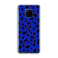 Blue Leopard: Huawei Mate 20 Pro Transparant Hoesje