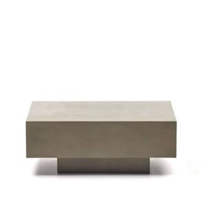 Kave Home - Salontafel Rustella in cement 80 x 60 cm