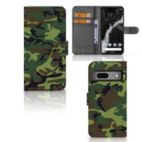 Google Pixel 7 Telefoon Hoesje Army Dark