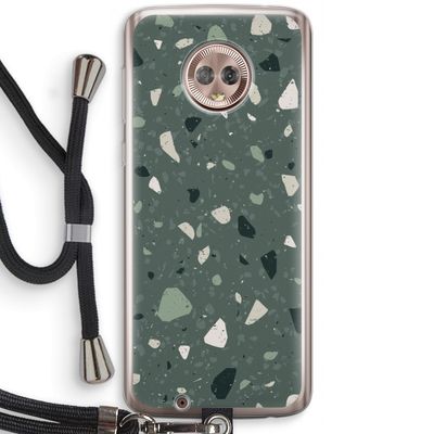 Terrazzo N°19: Motorola Moto G6 Transparant Hoesje met koord