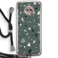 Terrazzo N°19: Motorola Moto G6 Transparant Hoesje met koord