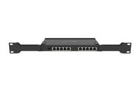 Mikrotik RB4011IGS+RM bedrade router Gigabit Ethernet Zwart - thumbnail