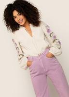 Freebird Blouse Bloem | Off-white - thumbnail