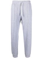 Brunello Cucinelli pantalon de jogging en coton stretch à lien de resserrage - Gris