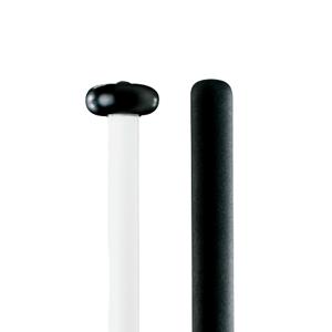 Promark ATA1 slagwerk mallet, stok & kwastje (brush) Aluminium, Rubber Mallets