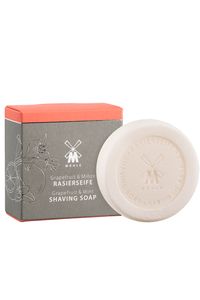 Muhle scheerzeep Grapefruit & Mint navulling 65gr