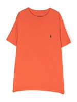 POLO RALPH LAUREN KIDS t-shirt en coton à logo brodé - Orange - thumbnail