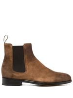 Doucal's bottines chelsea en daim - Marron