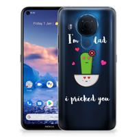 Nokia 5.4 Telefoonhoesje met Naam Cactus Glad