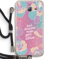 Good stories: Samsung Galaxy J3 (2016) Transparant Hoesje met koord
