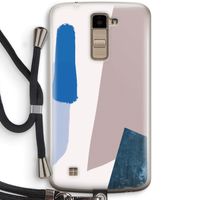 Lapis: LG K10 (2016) Transparant Hoesje met koord