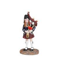 Carnaval bagpiper woman l3,5xb2,5xh8 cm - Luville