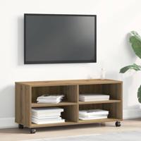 TV-kast Bruin 90 x 35 x 35 cm Bewerkt hout