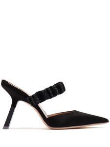 Sebastian Milano mules Tina 95 mm en cuir - Noir