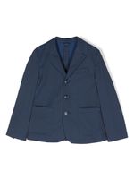 Emporio Armani Kids blazer à revers crantés - Bleu