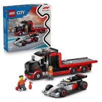 LEGO City 60493 F1 Truck met Audi F1 Raceauto - Speelgoed voor kinderen vanaf 7 jaar - Cadeau