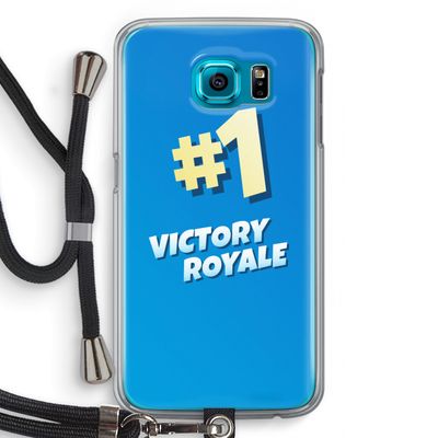 Victory Royale: Samsung Galaxy S6 Transparant Hoesje met koord