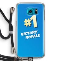 Victory Royale: Samsung Galaxy S6 Transparant Hoesje met koord