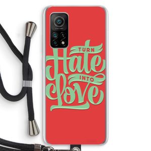 Turn hate into love: Xiaomi Mi 10T 5G Transparant Hoesje met koord