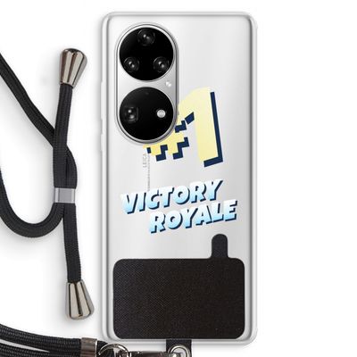 Victory Royale: Huawei P50 Pro Transparant Hoesje met koord