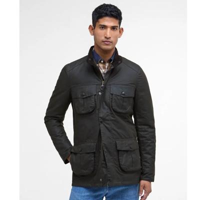 Heren waxjas Corbridge Olive