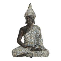 Boeddha van poly, B17 x D10 x H24 cm