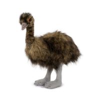 Pluche speelgoed emoe/struisvogel knuffeldier 38 cm - thumbnail