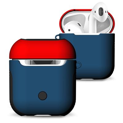 Matte Rubber verf + PC klaar voor Bluetooth koptelefoon zaak anti-verloren opbergtas voor AirPods
