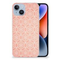 Apple iPhone 14 TPU bumper Pattern Orange