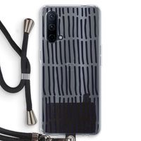 Moroccan stripes: OnePlus Nord CE 5G Transparant Hoesje met koord