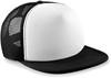 Beechfield CB645b Junior Vintage Snapback Trucker - Black/White - One Size