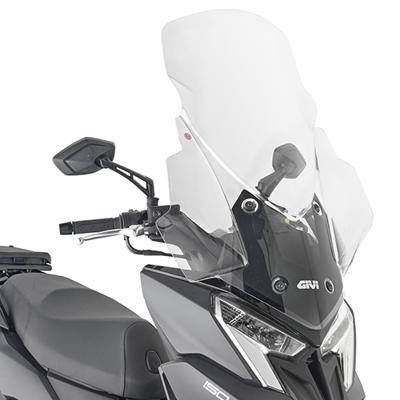 GIVI Windscherm, moto en scooter, 6121DT Transparant excl. montagekit