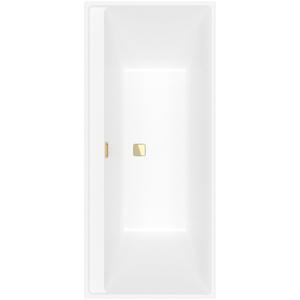 Villeroy & Boch Collaro bad rechthoek 170x75cm met badwaste stone white UBA170COR2JV-RW