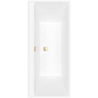 Villeroy & Boch Collaro bad rechthoek 170x75cm met badwaste stone white UBA170COR2JV-RW