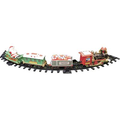 Kerstboom trein - rijdend - 34-delig - 88 cm - met licht en muziek - kersttrein