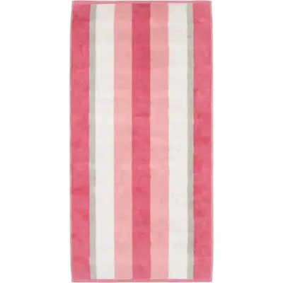 Cawö Cawo Noblesse Stripes Badlaken 80x150 altrosa