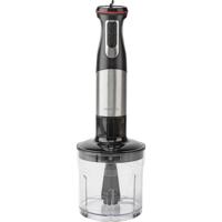 Nedis KAHB400CAL Staafmixer 800 W Aluminium, Zwart