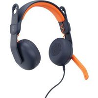 Logitech Zone Learn Bedraad Blauw, Oranje