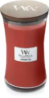 WoodWick large candle cinnamon chai