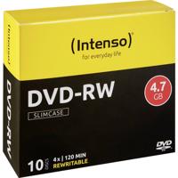 Intenso 4201632 DVD-RW disc 4.7 GB 10 stuk(s) Slimcase Herschrijfbaar Intenso 4201632 DVD-RW disc 4.7 GB 10 stuk(s) Slimcase Herschrijfbaar