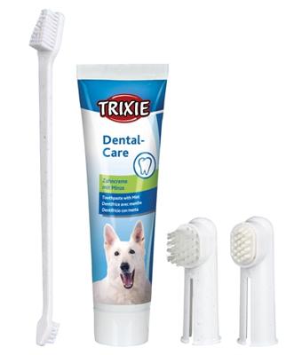 Trixie gebitsverzorgingsset hond